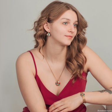 Серьги Fiore Luna,, AE03784-3 G Серьги Fiore Luna,, AE03784-3 G